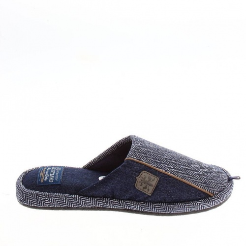Обувь домашняя мужская (пантолеты) 2653 M-LMC-W (Синий)